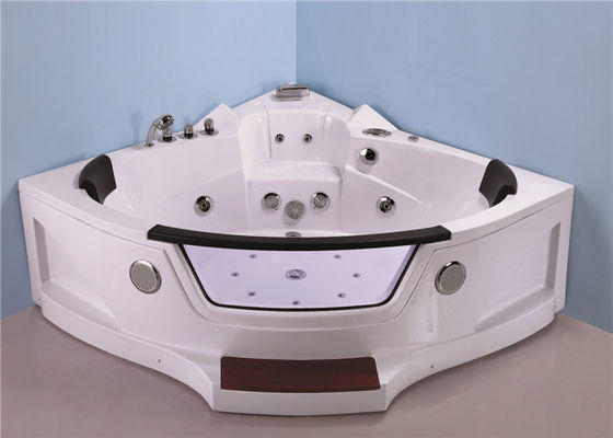 Quadrant-Form-Ecken-Strudel-Badewanne für kleines Badezimmer ABS Material