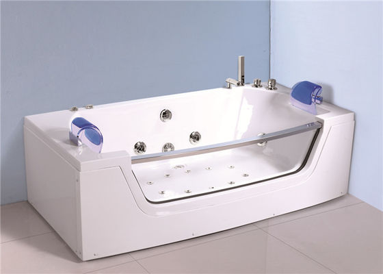 Retangle-Jacuzzi-Strudel-Badewanne freistehend mit 10 kleinen Jets
