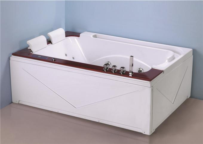 Rechnersteuerungskontrollbereich-Luftblase-Rückenmassageeichenrandabdeckungsdoppeltjacuzzi-Strudelbadewanne