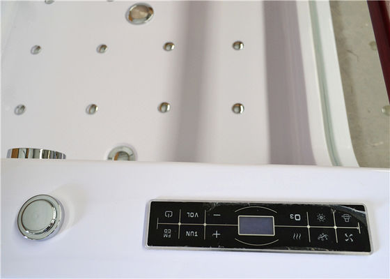 Billiger Badewannenstrudelmassage-Badewannenluxuspreis mit Glasjacuzzibadewanne verschiedener Größen ABS für Landhaushaus fournisseur