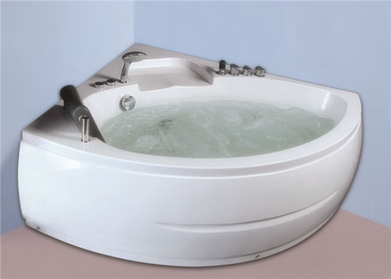 Kleine Eckstrudel-Badewannen-Massage-Luxuswanne freistehend für 1 Person fournisseur
